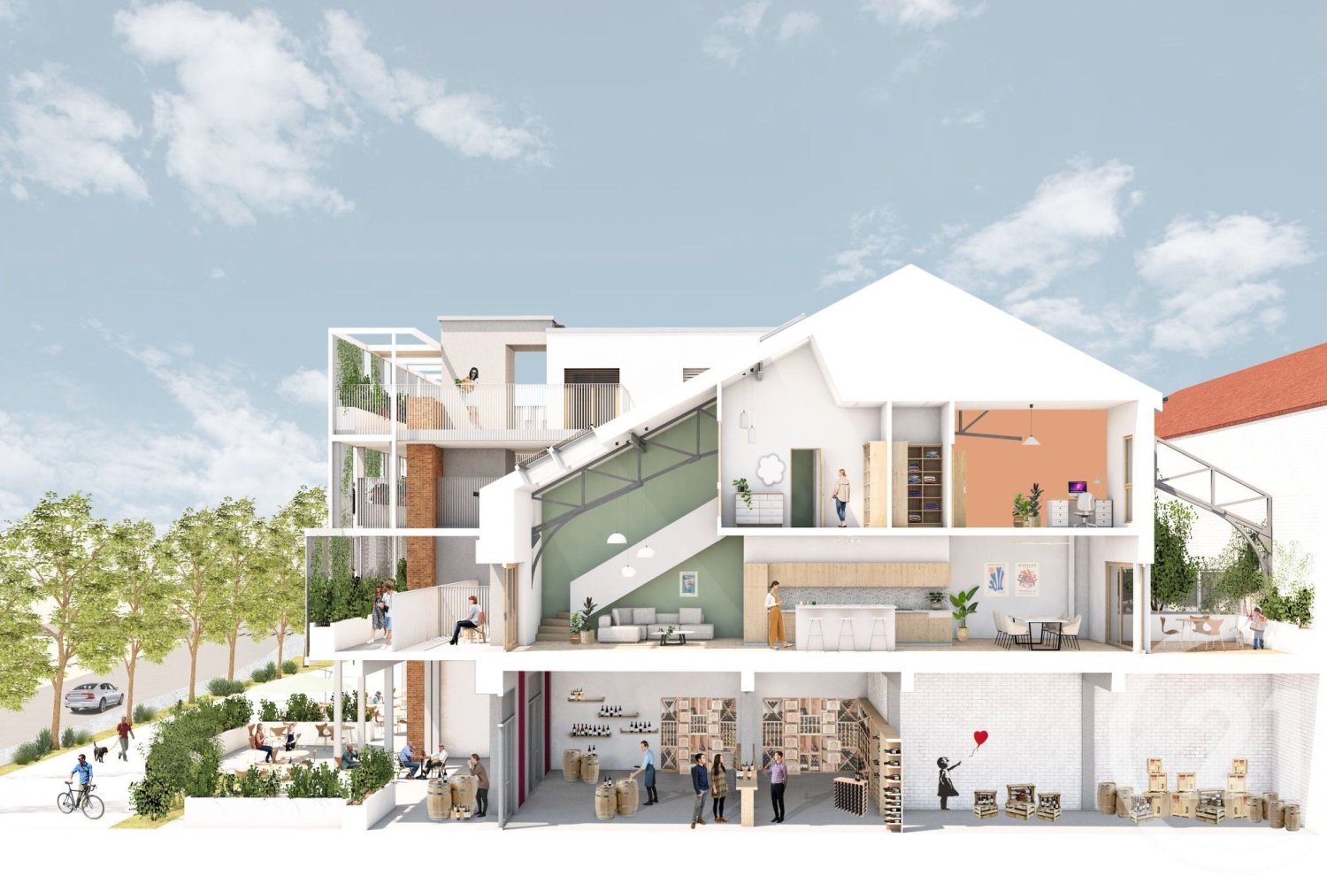 Apartamento de 3 dormitorios en Mulhouse, France No. 156463