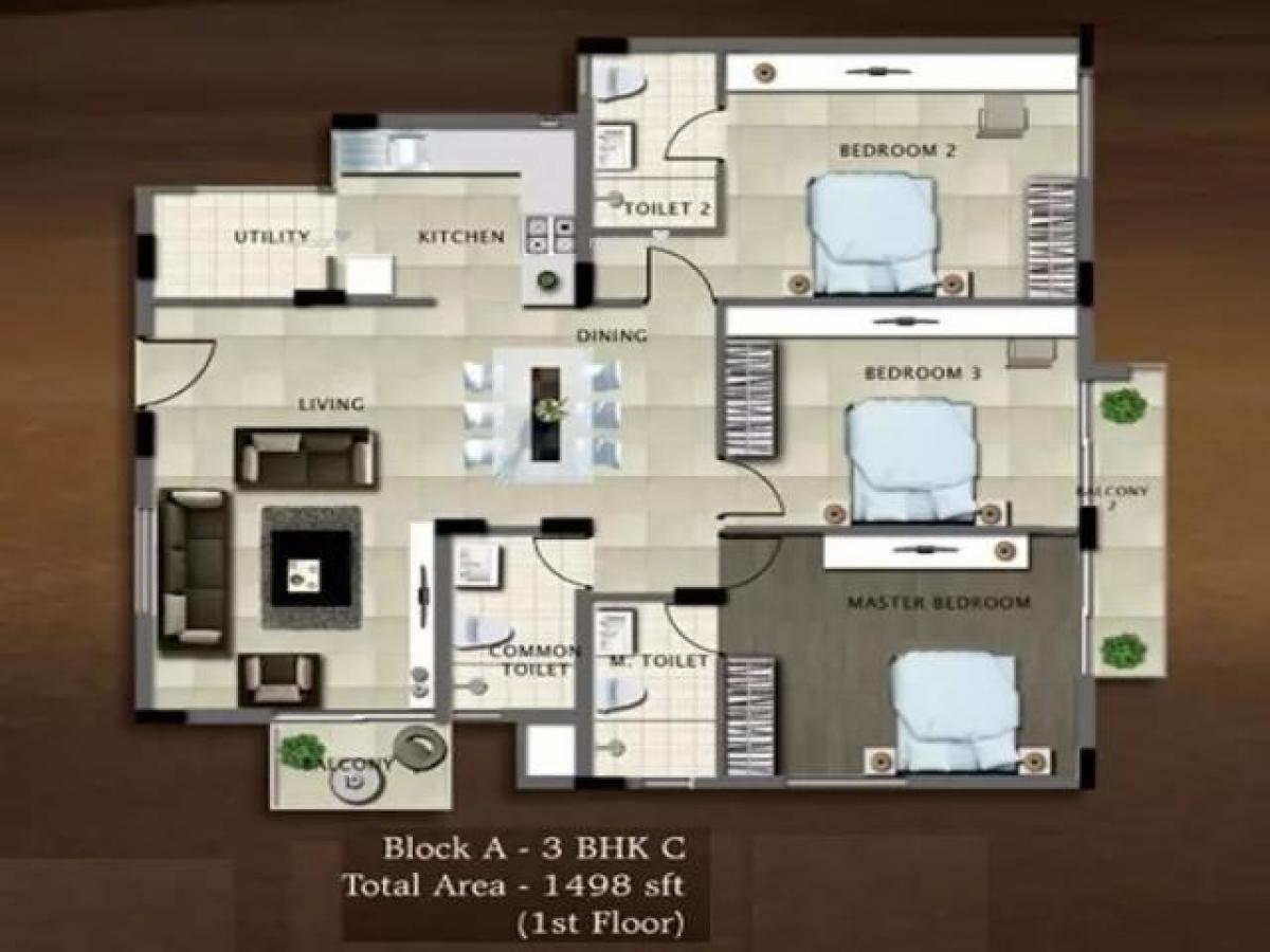 3 bedrooms House in Bangalore, India No. 43841