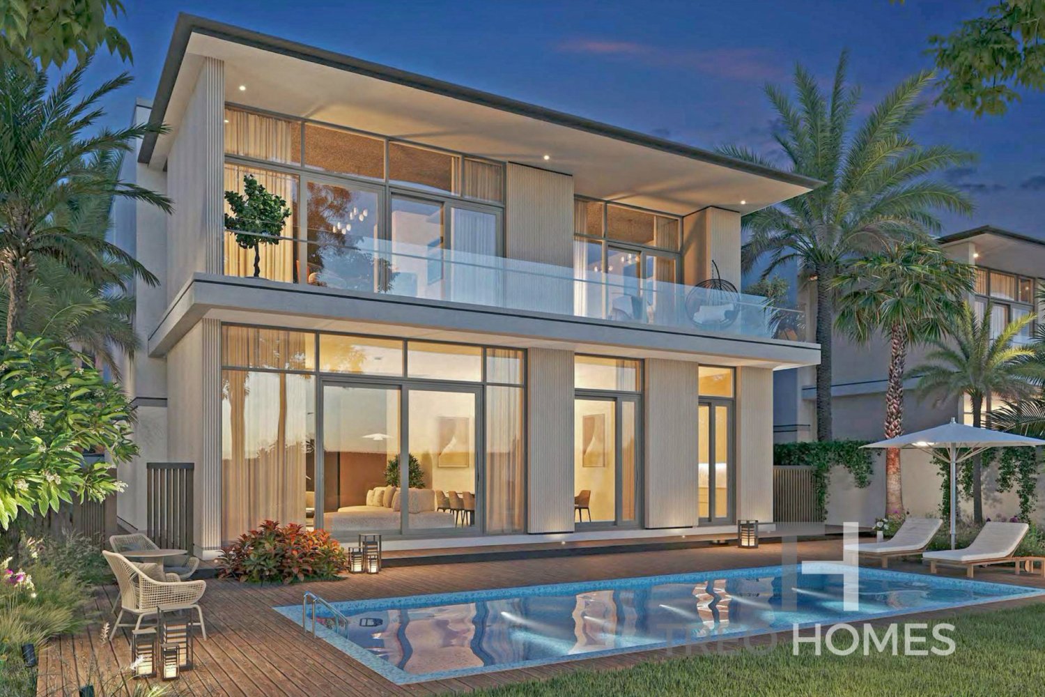 5 غرف نوم فيلا في دائرة قرية جميرا, UAE رقم 28446