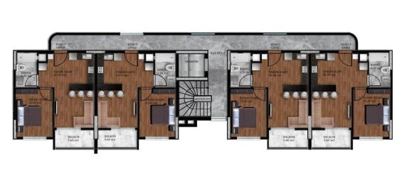 2-Zimmer Wohnung in Altintash, Turkey, Nr. 9722 9