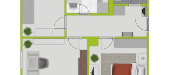 3 rooms Apartment in Biberach, Germany No. 79550 17