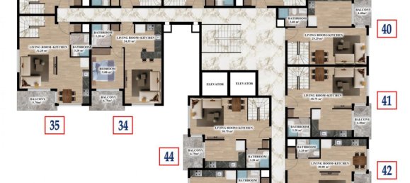 Penthouse 2+1 à Gazipasa, Turkey No. 22847 6