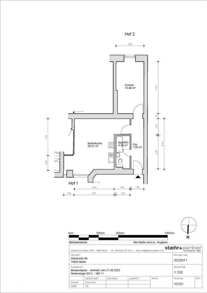 1 bedroom Apartment in Charlottenburg, Germany No. 13899