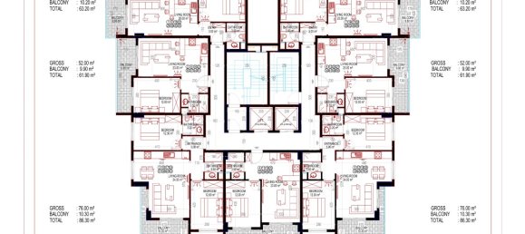 2 rooms Apartment in Mahmutlar, Turkey No. 11262 2