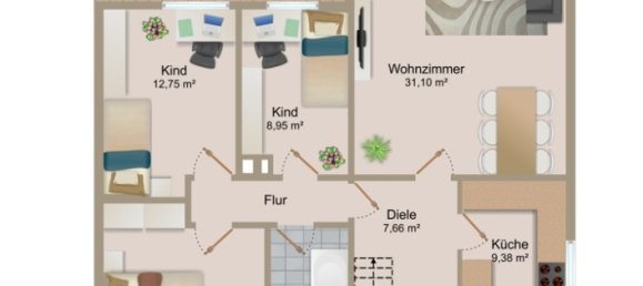 Casa de 5 divisões em Aschaffenburg, Germany N.º 148087 29