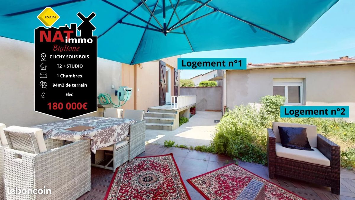 1 chambre Appartement à Clichy-sous-Bois, France No. 334174