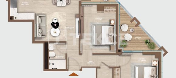 Apartamento T3 em Dubai, UAE N.º 197515 10