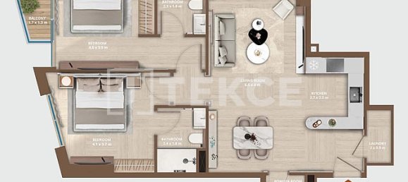 Apartamento T3 em Dubai, UAE N.º 197515 11