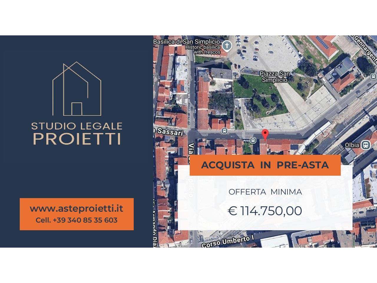 3 bedrooms Apartment in Olbia, Italy No. 302254