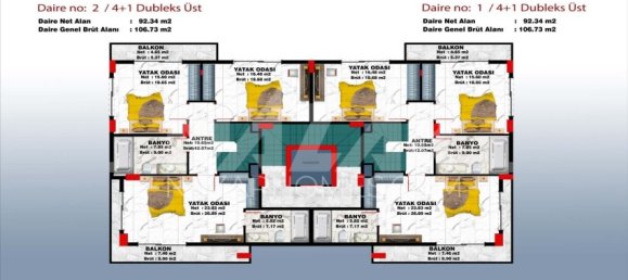 Wohnung 1+1 in Alanya, Turkey, Nr. 14461 3
