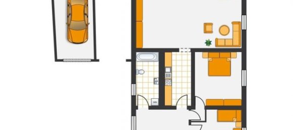 2 غرف نوم شقة في Duisburg, Germany رقم 65938 14