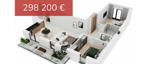 Apartamento T2 em Sarreguemines, France N.º 83217 3