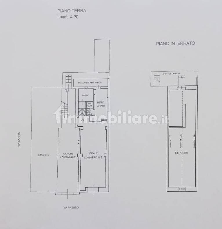 2غرفة عقار تجاري في Bari, Italy رقم 261856