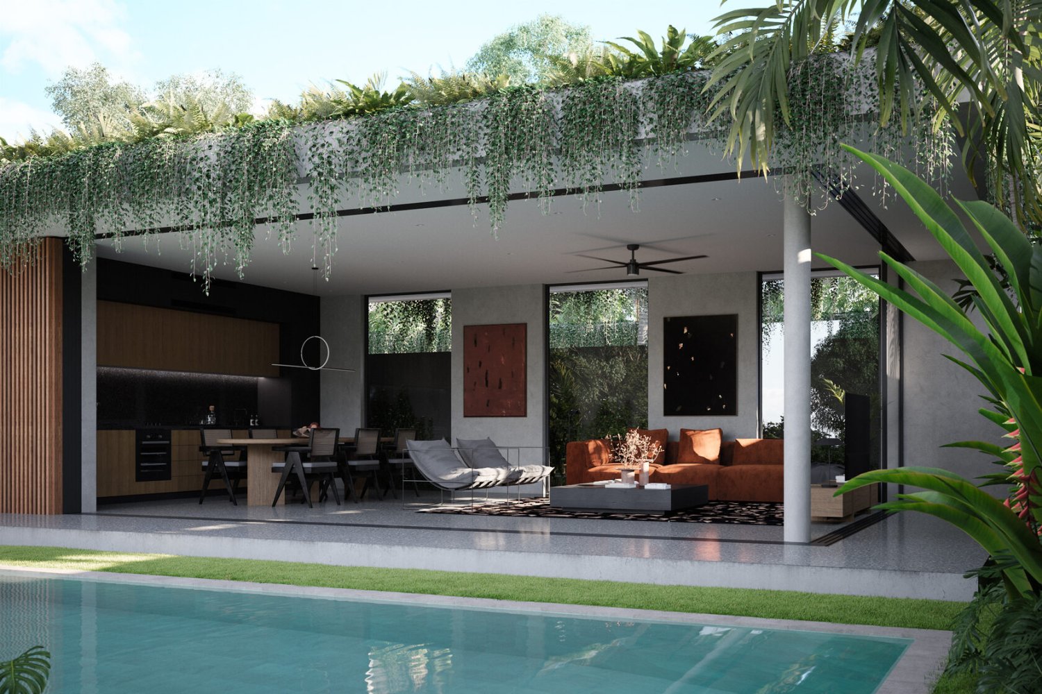 2 dormitorios villa en venta en Ungasan, Badung, Bali, Indonesia № 57856