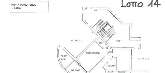 3-salle Appartement à Legnano, Italy No. 331531 14