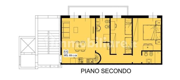 3 rooms Apartment in Lentate sul Seveso, Italy No. 3853 17