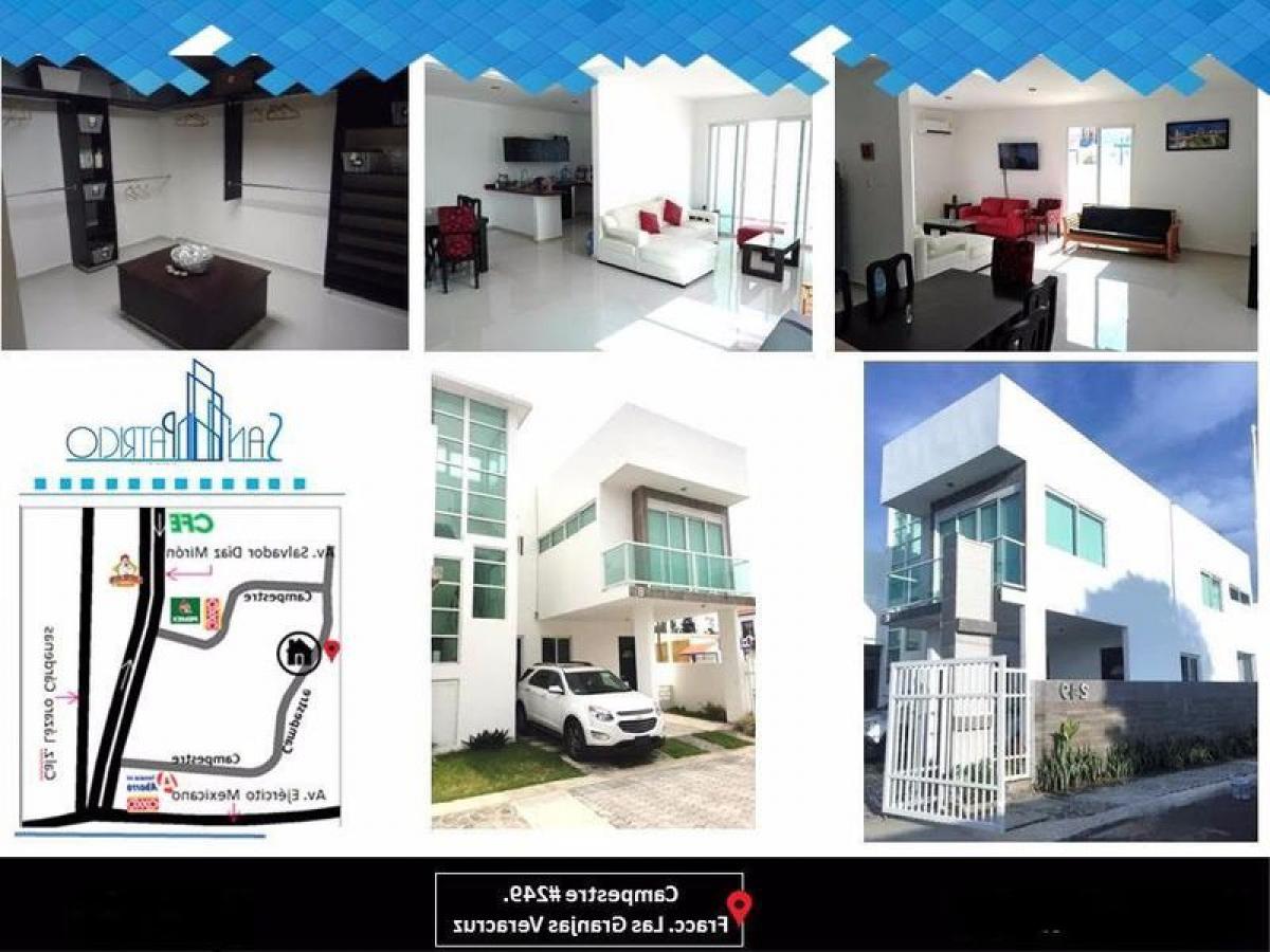 Casa de 3 dormitorios en Veracruz, Mexico No. 220959