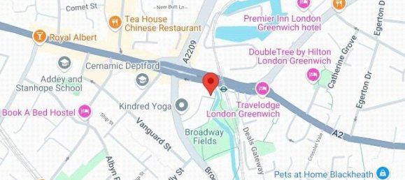 Квартира с 1 спальней в Лондон, Великобритания № 7759 16