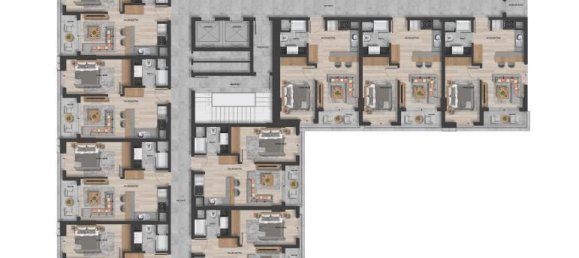 2 rooms Apartment in Avsallar, Turkey No. 10449 13