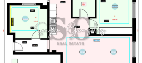 Квартира с 2 спальнями в Эшампле, Испания № 28423 31