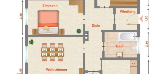 7 rooms Townhouse in Teltow-Flaming, Germany No. 25543 25