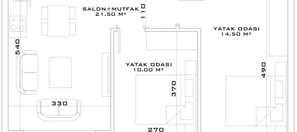 Apartment 2+1 in Aksu, Turkey No. 32832 26