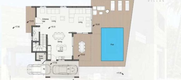 Вилла с 4 спальнями в Перволия, Кипр № 7185 12