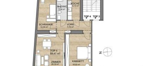 3 rooms Apartment in Wahring, Austria No. 262011 34