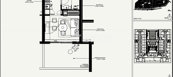 Apartamento T1 em Dubai, UAE N.º 203434 8