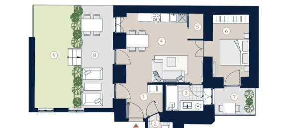 Apartamento de 2 divisões em Margareten, Austria N.º 183431 13