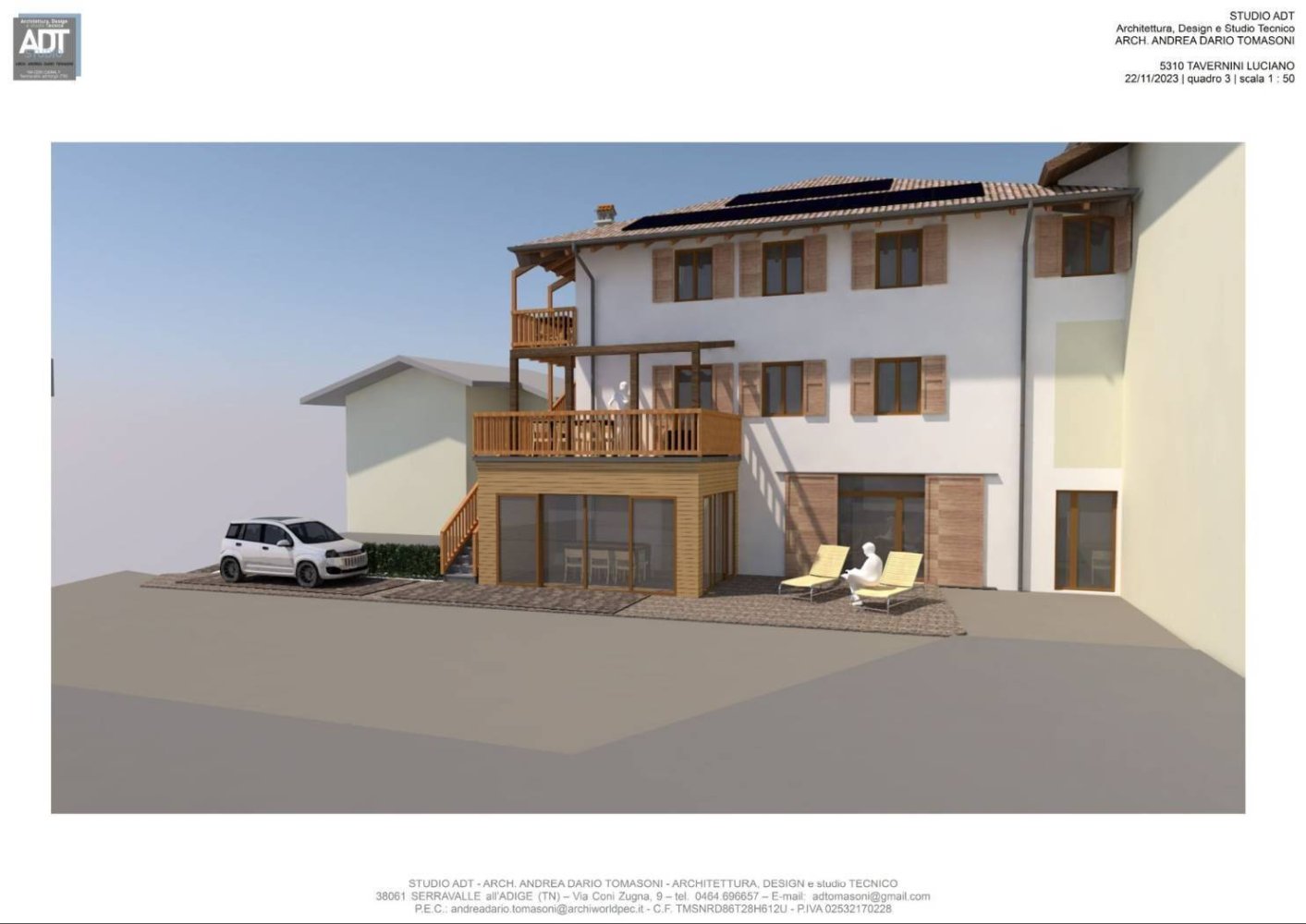 Здание с 5 комнатами в Мадруццо, Италия № 90581