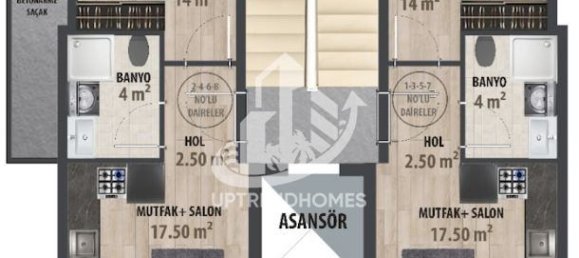 Apartamento 1+1 em Kestel, Turkey N.º 5379 15