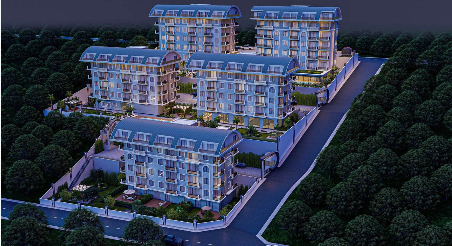 Wohnung 1+1 in Konakli, Turkey, Nr. 10222