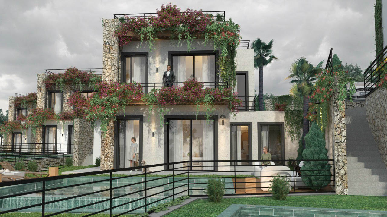 Villa 2+1 in Bodrum, Turkey No. 43276