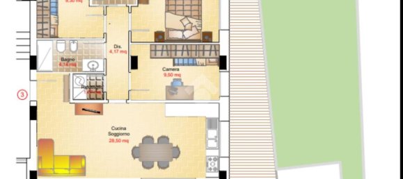 4 rooms Apartment in Rimini, Italy No. 165096 4