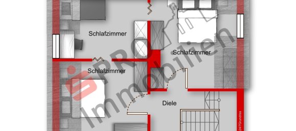 Casa de 6 divisões em Saarbrucken, Germany N.º 54513 16