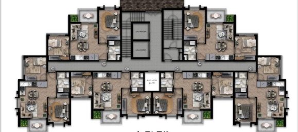 3-Zimmer Penthouse in Okurcalar, Turkey, Nr. 9800 30