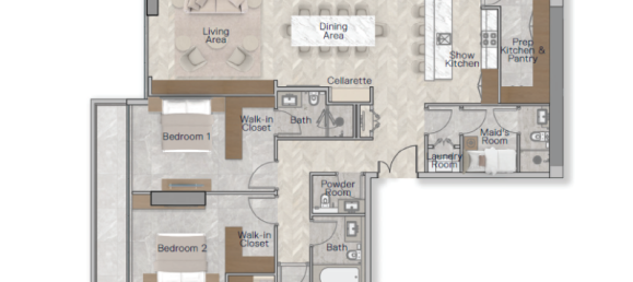 Estúdio em Business Bay, UAE N.º 121627 8