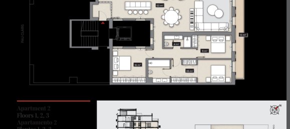 3 chambres Appartement à Eixample, Spain No. 127782 36