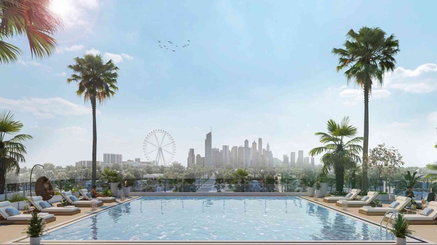 2 غرف نوم شقة في AZIZI VISTA, مدينة دبي للاستديوهات, UAE رقم 60351