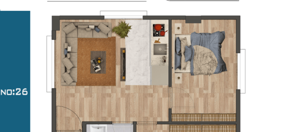 3 rooms Apartment in Kâğıthane, Turkey No. 9868 20