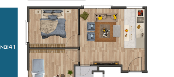 3 rooms Apartment in Kâğıthane, Turkey No. 9868 28