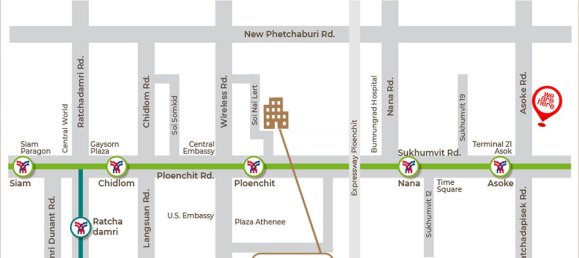 1 bedroom Condo in Pathum Wan, Thailand No. 20032 13