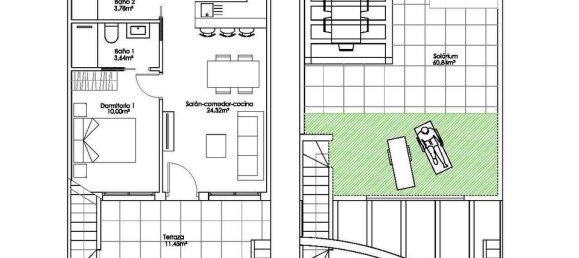 Bungalow T3 em Alicante, Spain N.º 176434 7