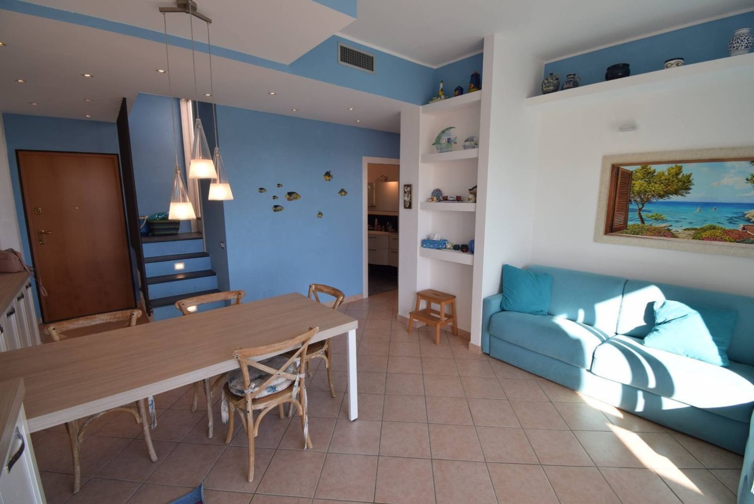 Квартира с 3 комнатами в Диано Марина, Италия № 87027