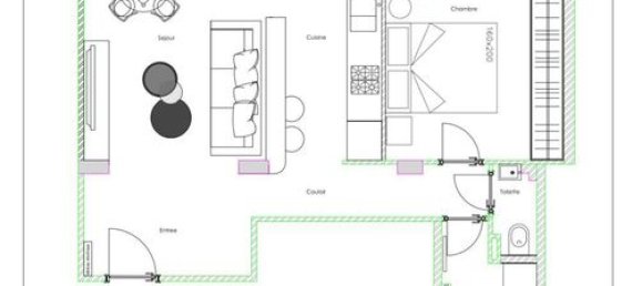 1 غرف نوم شقة في Paris, France رقم 282438 13