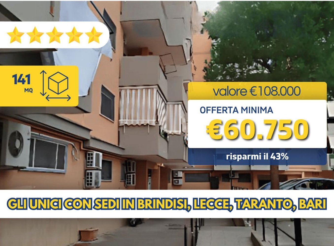 6غرفة شقة في Taranto, Italy رقم 276348