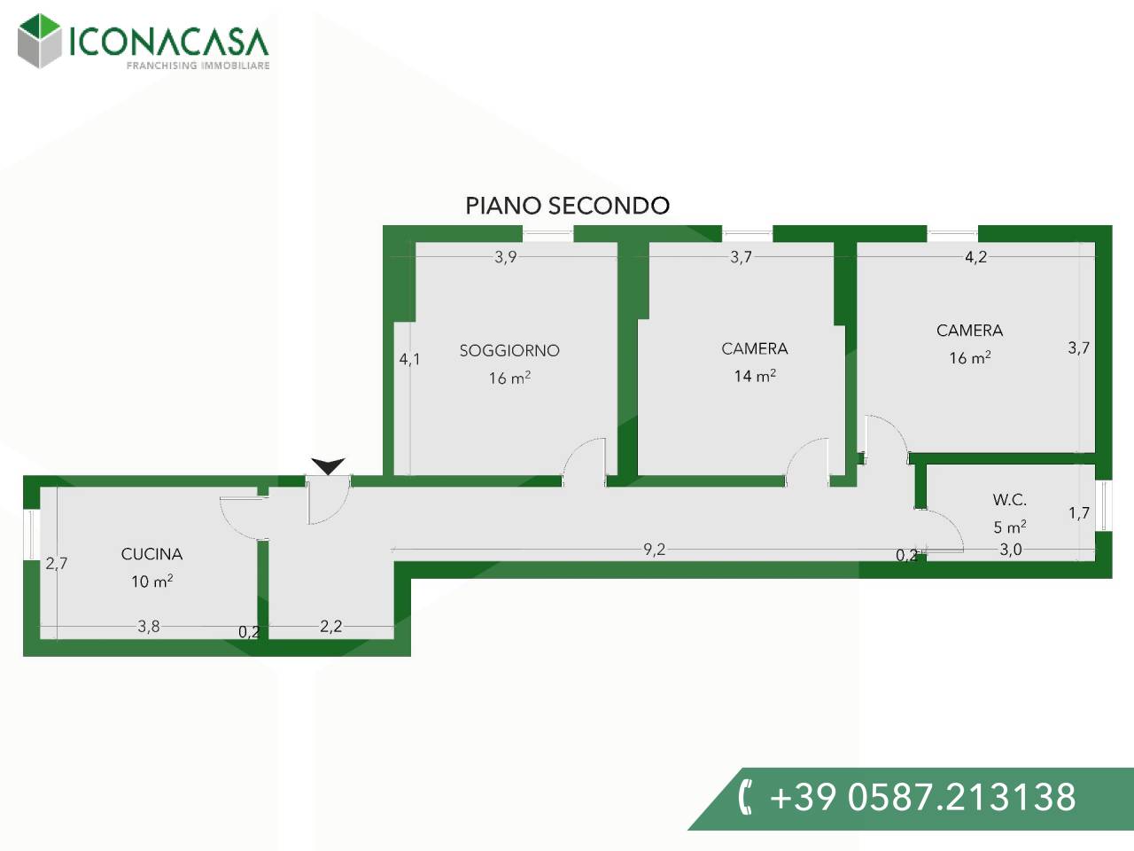 4-Zimmer Wohnung in Castelfranco di Sotto, Italy, Nr. 22043