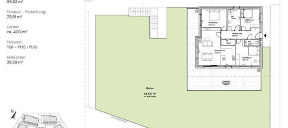 Квартира с 4 комнатами в Мариатрост, Австрия № 244398 22
