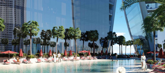 Apartamento de 1 dormitorio en Business Bay, UAE No. 6077 8